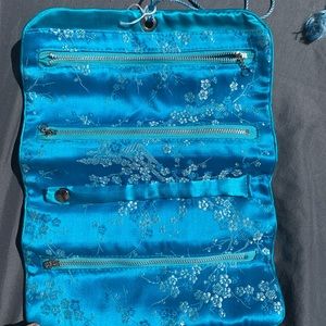 Japanese Foldable Makeup Tote with Tie